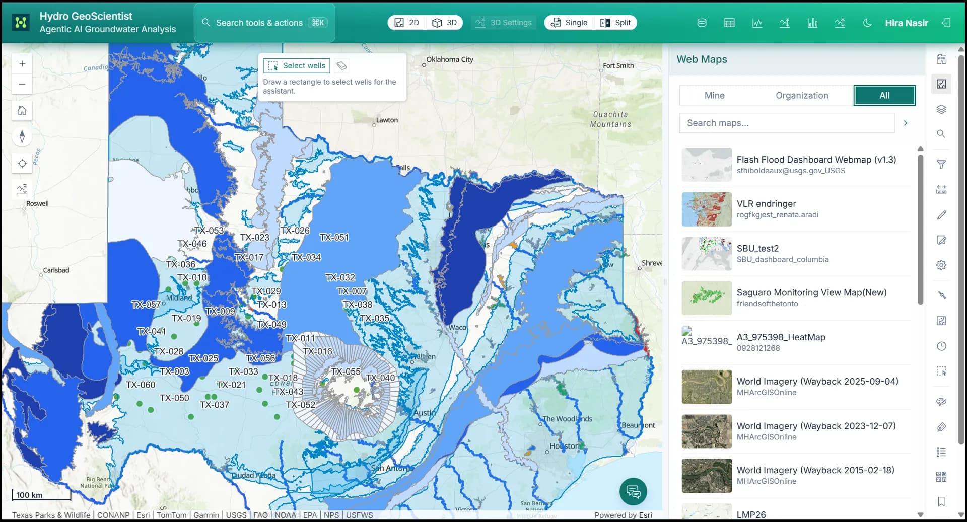 Web maps gallery in the SpatialTechSolutions platform.